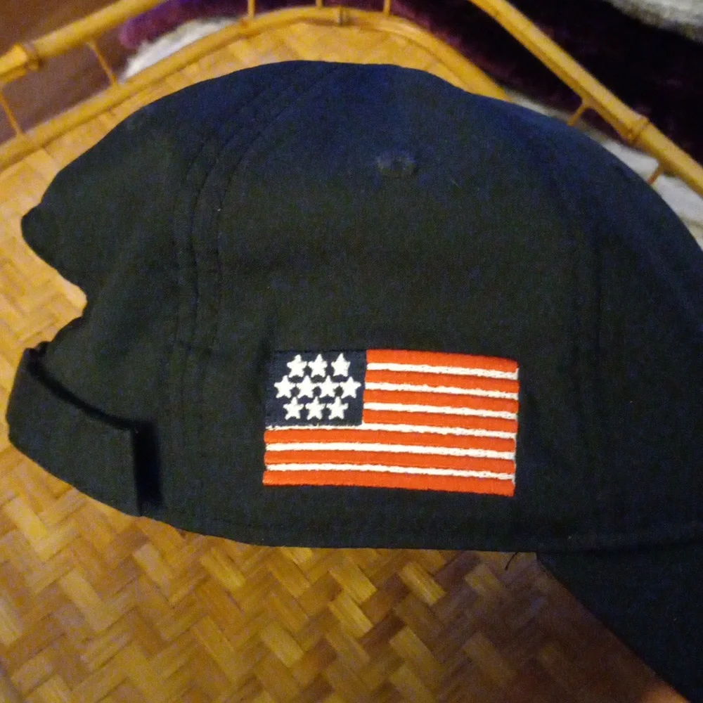 Under Armour Seagal Bird Embroidered Cap American Flag Hat OSFA